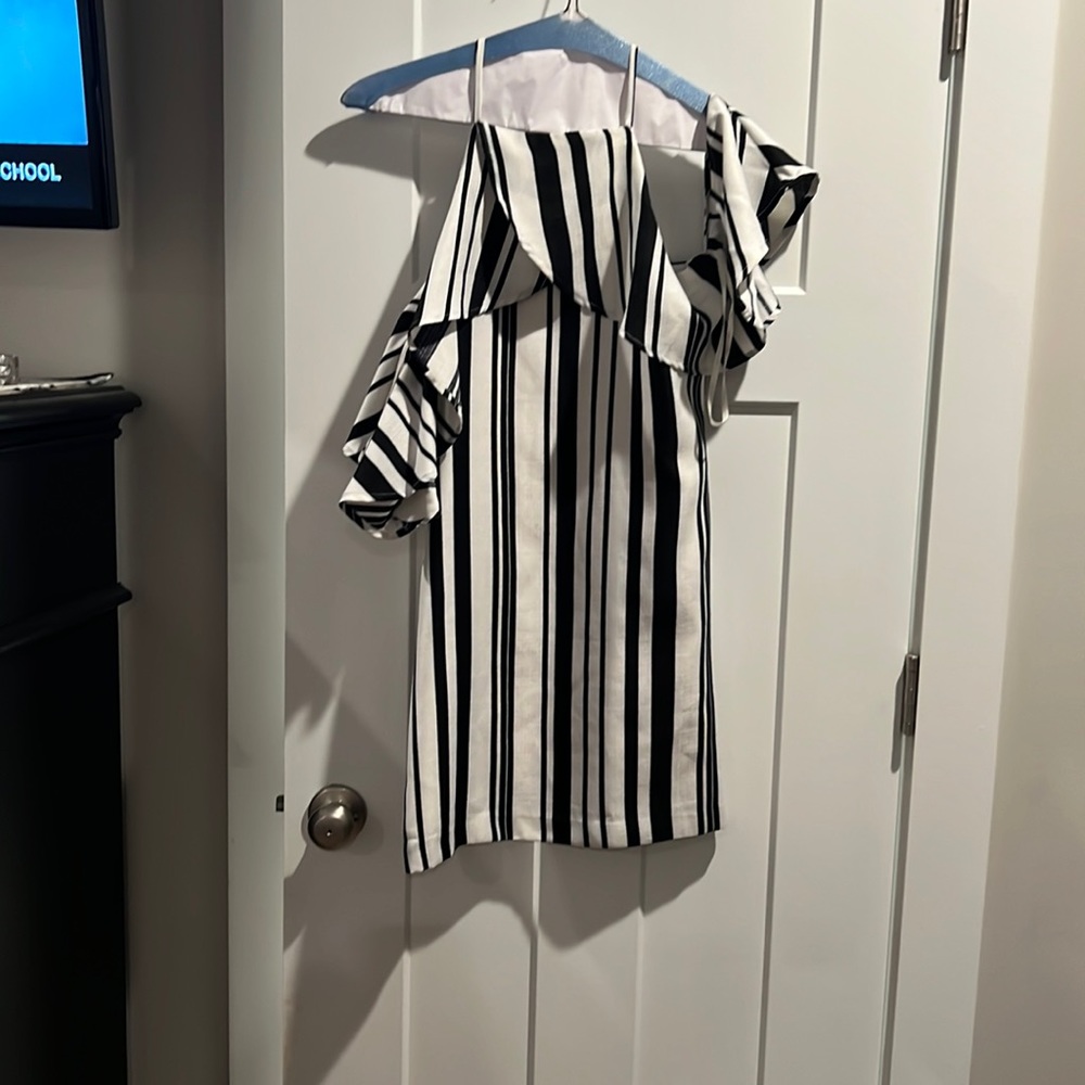 Black and white dress